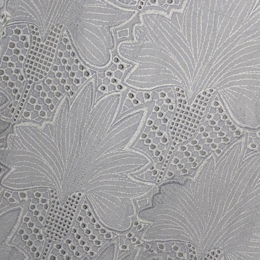 Vineyard Vines Navy Eyelet Knit Mix Top - Picture 3 of 8